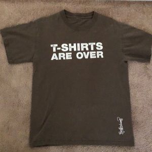 Vintage men’s tee “T-Shirts Are Over”